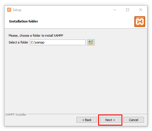 Descargar XAMPP con php 7 de 64 bit