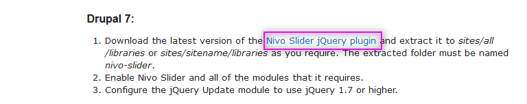 drupal nivo slider library